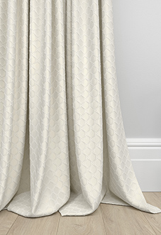Galactica, Bone White - Made to Measure Curtains